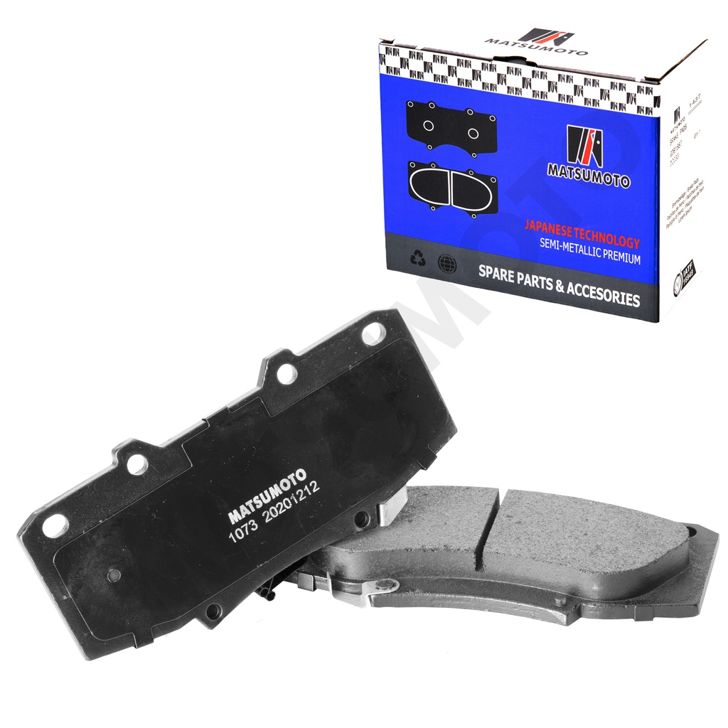 M1073 Pastillas de Freno Semi-metálica Delanteras Toyota Hilux / Fortuner