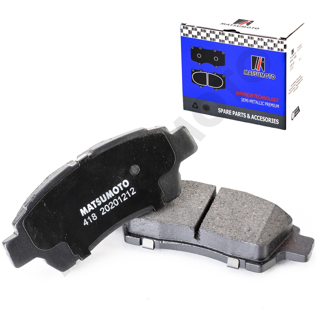 M418 Pastillas de Freno Semi-metálica Delanteras Toyota Yaris Vitz (2000-2005)