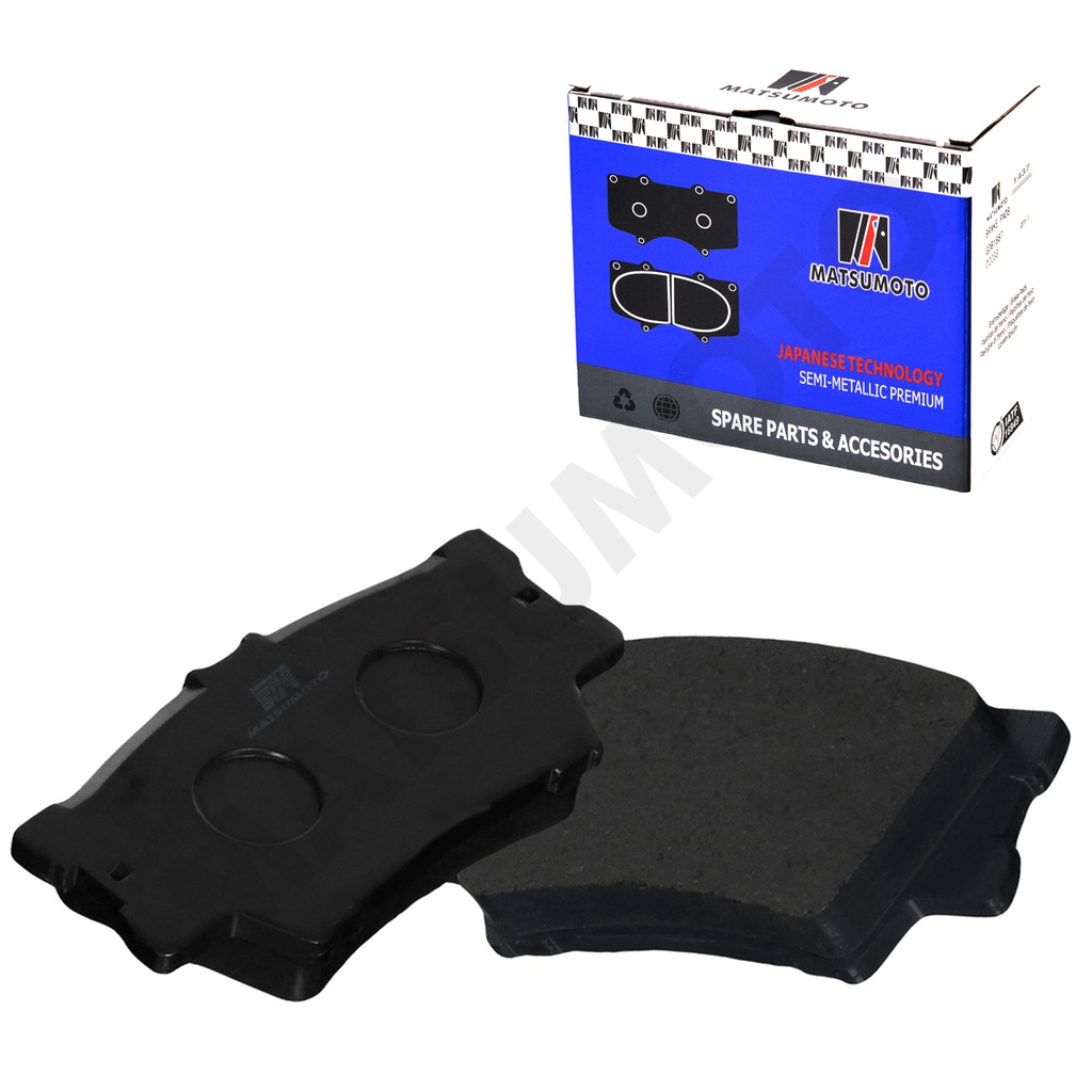 M827 Pastilla de Freno Semi-metálica Traseras Toyota RAV4 / Camry / Lexus