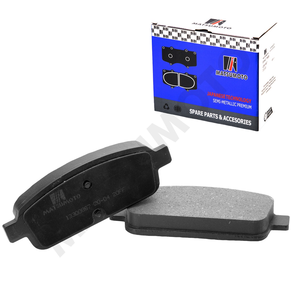 M1071 Pastillas de Freno Semi-metálica Traseras Chevrolet Orlando / Cruze / Tracker