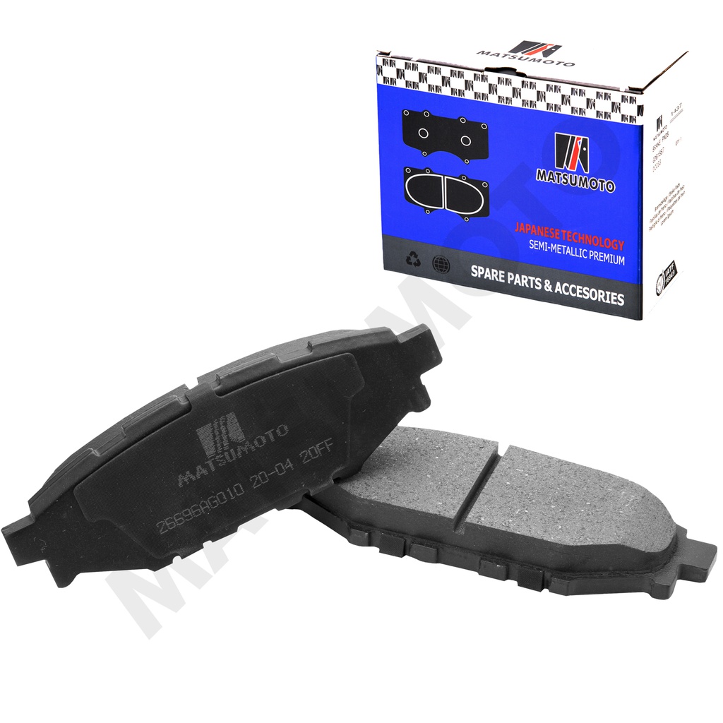 M798 Pastillas de Freno Semi-metálica Traseras Subaru