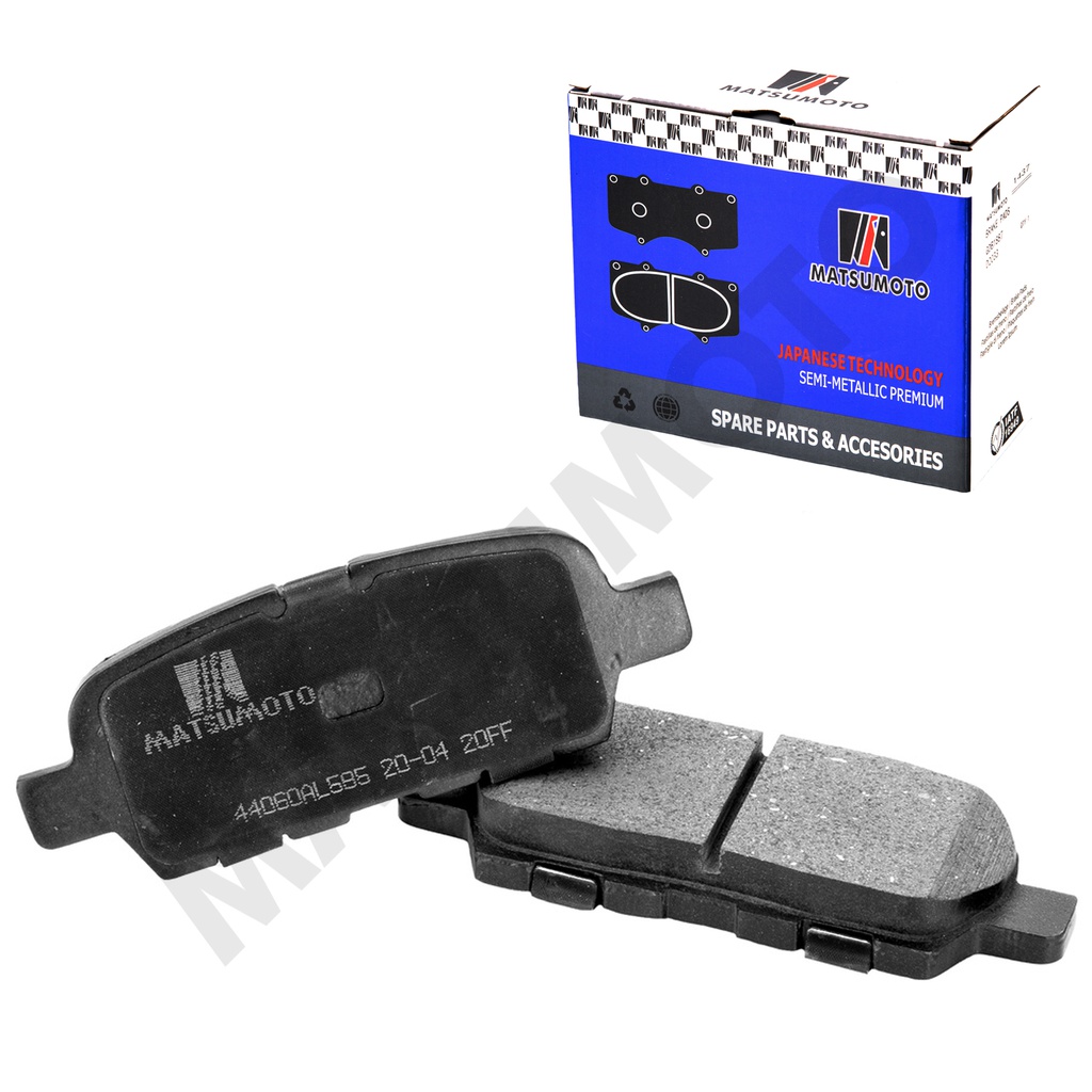M1090 Pastillas de Freno Semi-metálica Traseras Nissan X-Trail / Suzuki