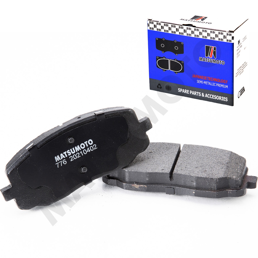 M776 Pastillas de Freno Semi-metálica Delanteras Hyundai i10 / Kia Morning