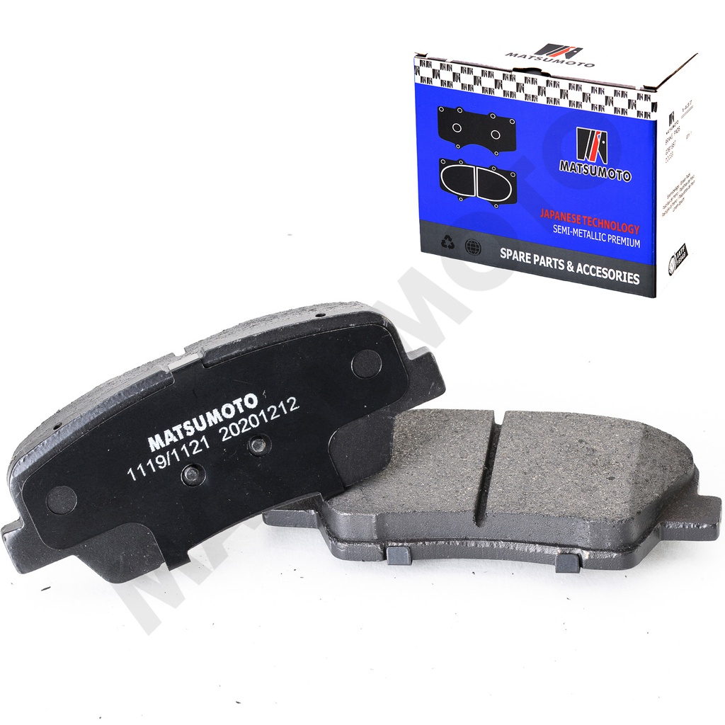 M1119/M1121 Pastillas de Freno Semi-metálica Traseras Hyundai Santa Fe / Kia Sorento / SsangYong