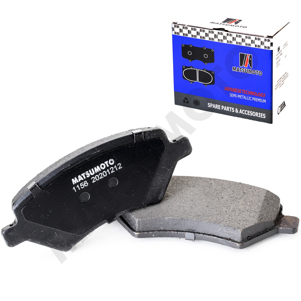 M1156 Pastillas de Freno Semi-metálica Delanteras Chery / Lifan