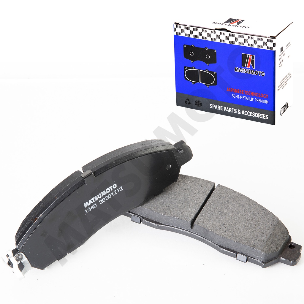 M1340 Pastillas de Freno Semi-metálica Delanteras Nissan NP300 Navara / Renault Alaskan