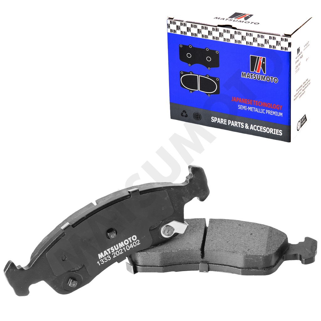 M1333 Pastillas de Freno Semi-metálica Delanteras Chevrolet Onix / Prisma / Cobalt