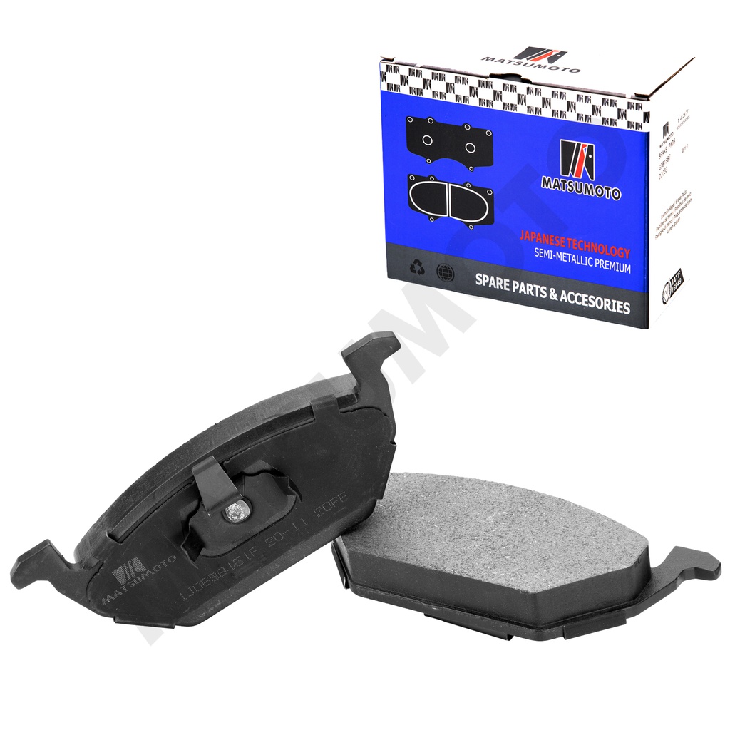 M698 Pastillas de Freno Semi-metálica Delanteras Audi / Brilliance / MG / Volkswagen 1J0698151F/1K0698151D