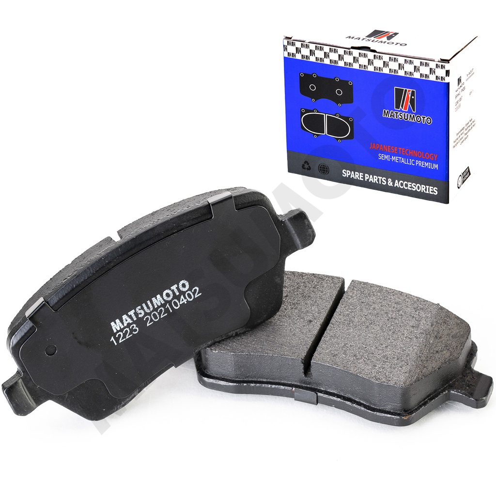 M1223 Pastillas de Freno Semi-metálica Delanteras Nissan / Renault / Suzuki / Changan