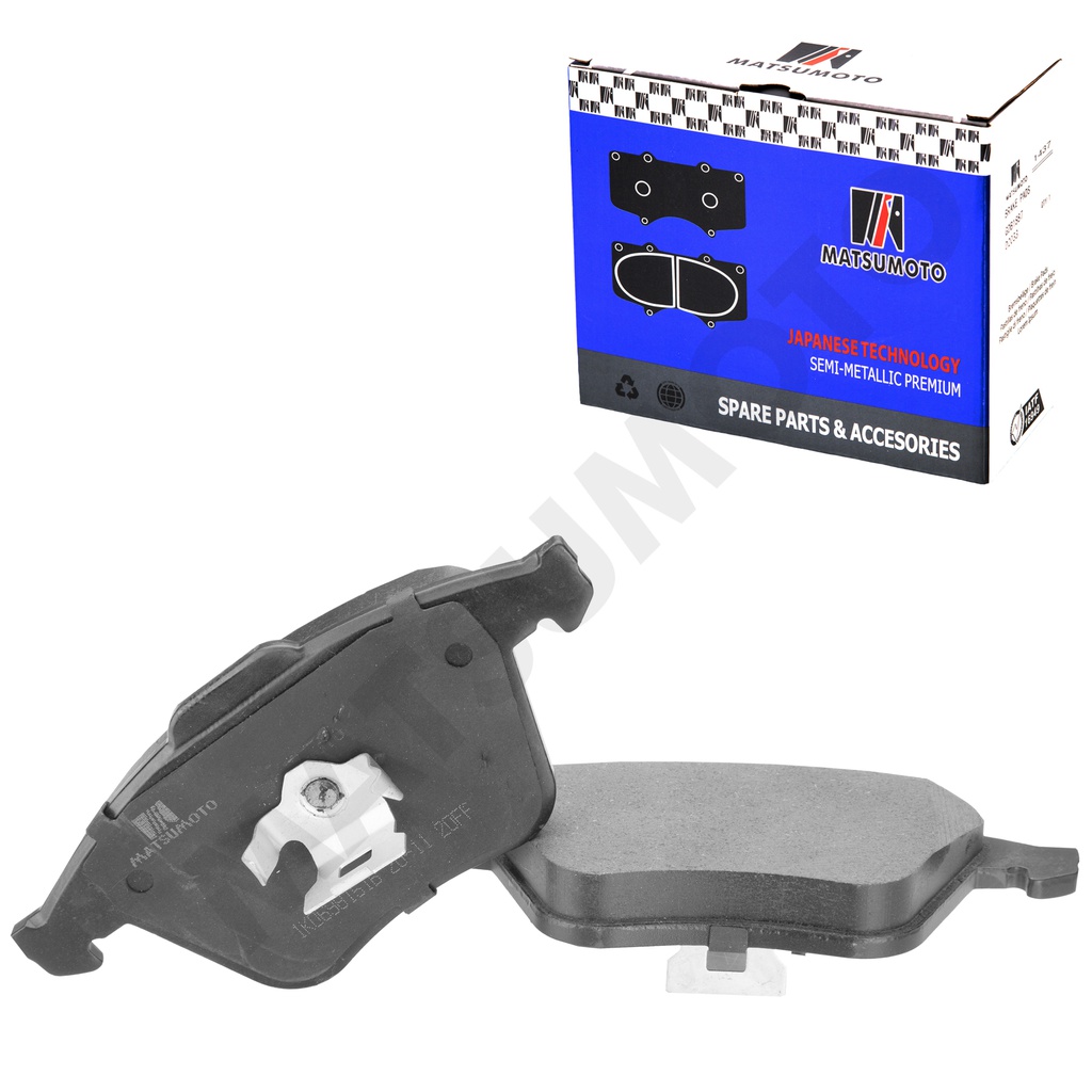 M984 Pastillas de Freno Semi-metálica Delantera Audi / Volkswagen / Volvo