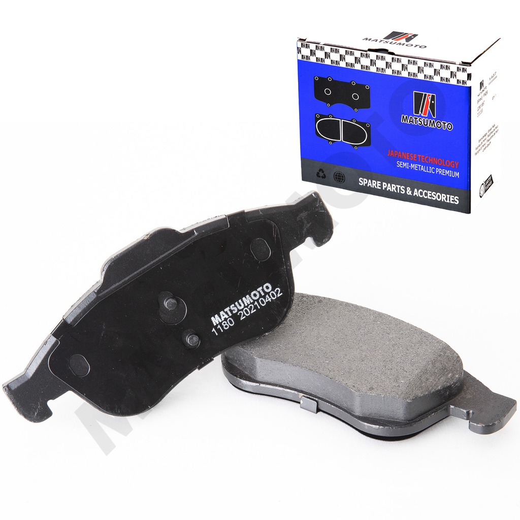 M1180 Pastillas de Freno Semi-metálica Delanteras Renault / Samsung