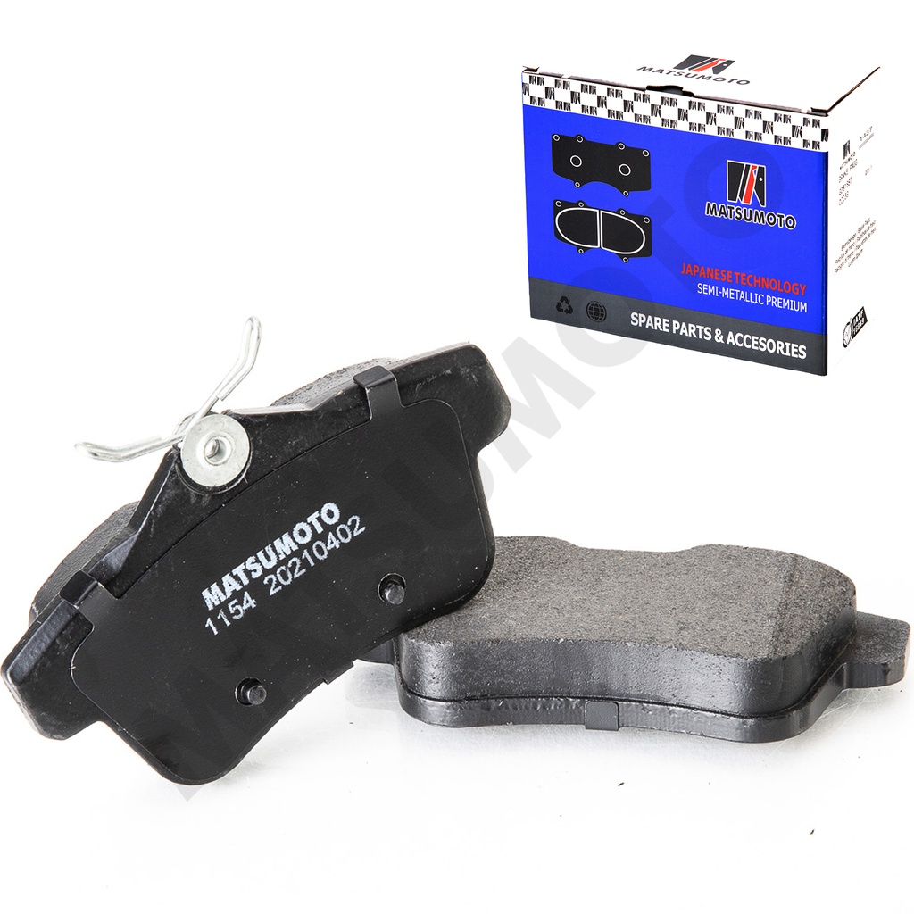 M1154 Pastillas de Freno Semi-metálica Traseras Citroen / Peugeot