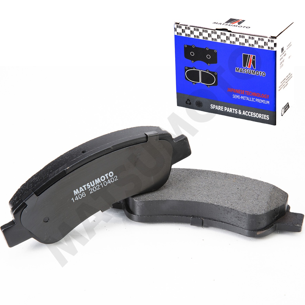 M1406 Pastillas de Freno Semi-metálica Traseras Citroen / Fiat / Peugeot