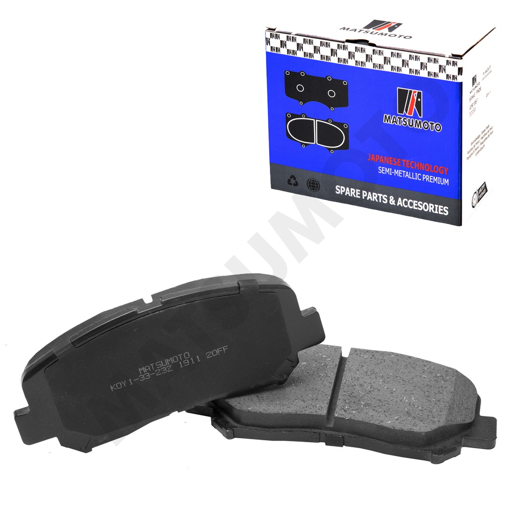 M1249 Pastillas de Freno Semi-metálica Delanteras Mazda CX-5 (2012-2024)