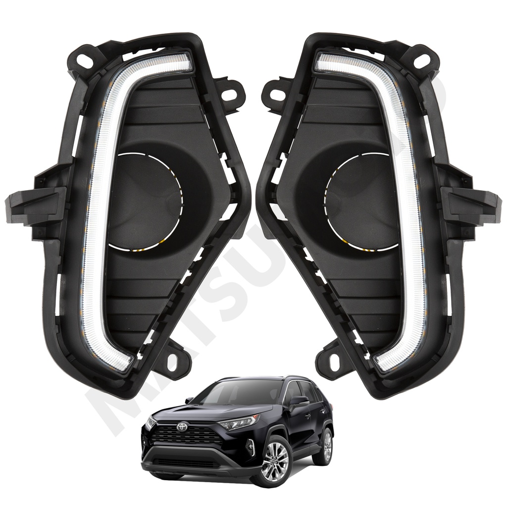 Kit DRL Biseles con Led Blanca - Luz Intermitente Toyota RAV4 (2019-2020)