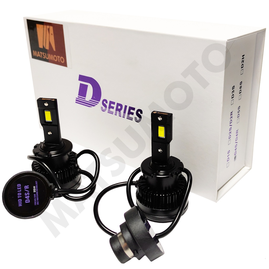 Set de Ampolletas LED Dseries D4S/D4R 6000lm