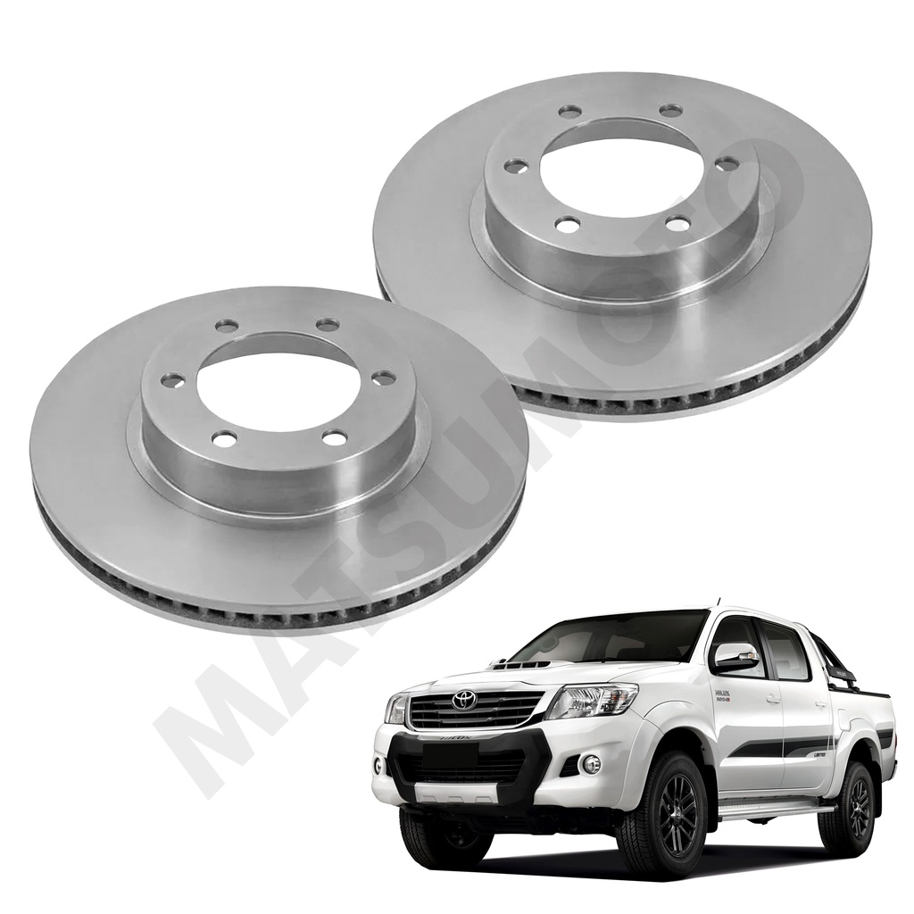 MD735 Disco de Freno Delantero Toyota Hilux DX / Vigo (2012-2015) / Hilux Revo / Prado / 4Runner (2016-2022)