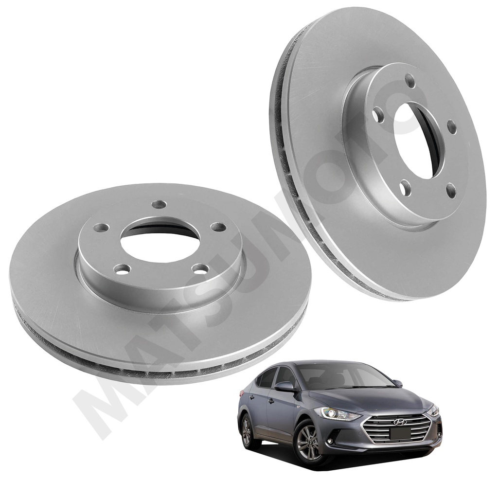 MD645 Disco de Freno Delantero Hyundai Elantra (2011-2016) / Kia Cerato (2013-2018)