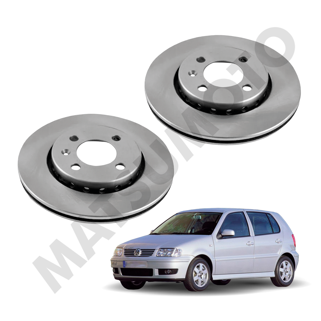 MD250 Disco de Freno Delantero Volkswagen Gol G3 (2000 - 2009) / Polo (1994-2003)