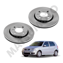 MD250 Disco de Freno Delantero Volkswagen Gol G3 (2000-2009) / Polo (1994-2003)