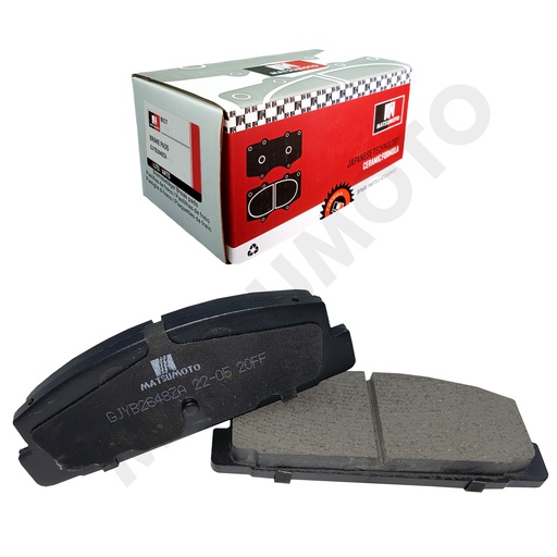 [GJYB2648ZA] M537 Pastillas de Freno Cerámica Traseras Mazda 6 (2002-2013) / Premacy / 323