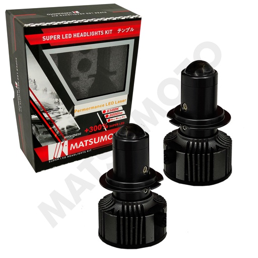 [H7-L20] Set de Ampolletas LED L20 H7 8000lm Laser