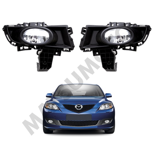 [TB005MD-Turboled] Neblineros Mazda 3 (2007-2009) + LED