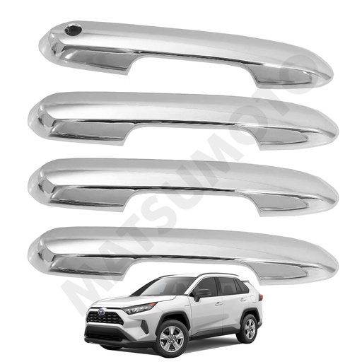 [KQD-5203CH] Set Cubre Manillas Cromo Toyota Rav4 (2019-2021)