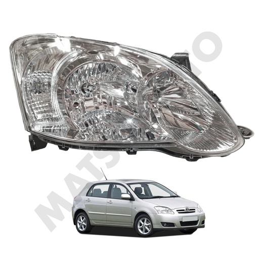 [HLL01-1127-RH] Óptico Derecho RH para Toyota Corolla Cross Sport (2004-2005)