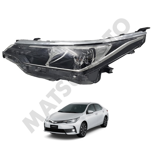 [HLL01-1172-001-LH] Óptico Izquierdo LH para Toyota Corolla brasilero (2018-2020)