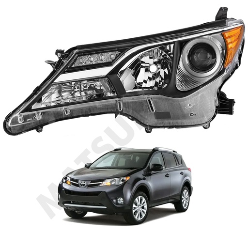 [HLL01-2096-001C-LH] Óptico Izquierdo LH para Toyota Rav4 (2013-2015)