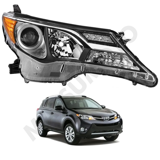 [HLL01-2096-001C-RH] Óptico Derecho RH para Toyota Rav4 (2013-2015)