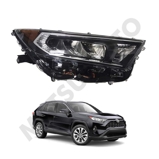 [HLL01-2098-002-RH] Óptico Derecho RH para Toyota Rav4 (2019-2023) - OEM 81110-0R140 VERSIÓN XLE