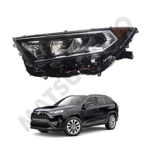 [HLL01-2098-002-LH] Óptico Izquierdo LH para Toyota Rav4 (2019-2023) -  OEM 81150-0R140 VERSION XLE