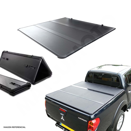 [HTTC-TRI15-22] Cubre Pick Up Tapa Rigida Plegable Mitsubishi L200 (2016 - 2023)