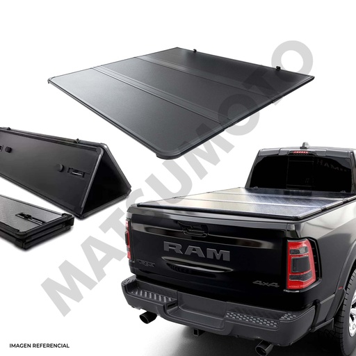 [HTTC-RAM02-23] Cubre Pick Up Tapa Rigida Plegable Dodge Ram 1500 (2002 - actual) 5,7 FT