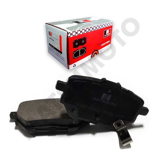 [04466-02450] M1633 Pastillas de Freno Cerámica Traseras Toyota Corolla (2019-2026) / C-HR (2023-ON)