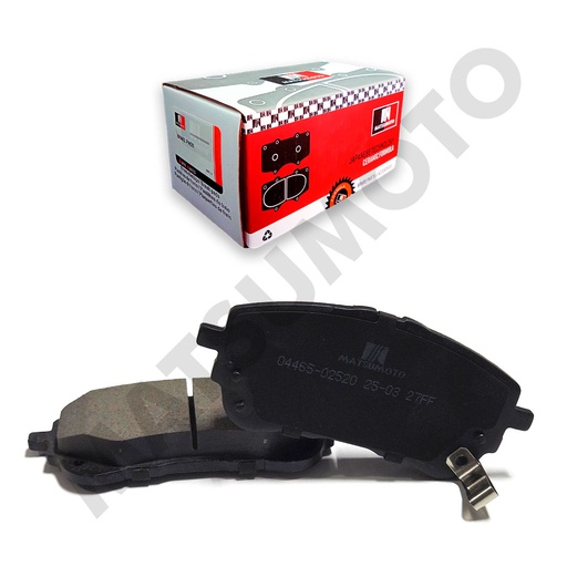 [04465-02520] M1632 Pastillas de Freno Cerámica Delanteras Toyota Corolla (2018-2024) / Yaris (2020-2024)