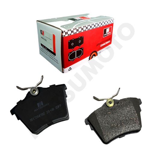 [GDB1596] M765 Pastillas de Freno Cerámica Traseras Citroen / Peugeot