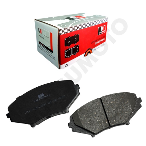 [F1Y1-33-23ZB] M906 Pastillas de Freno Cerámica Delanteras Mazda RX-8 (2003-2012)