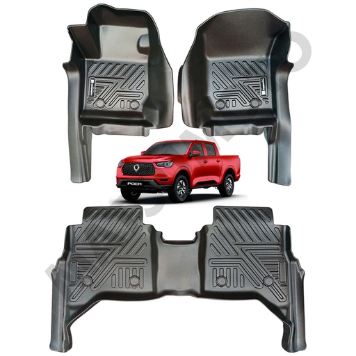 [KQD-4653 2/3] Set pisos Calza perfecto para Great Wall Poer (2019 - 2022)