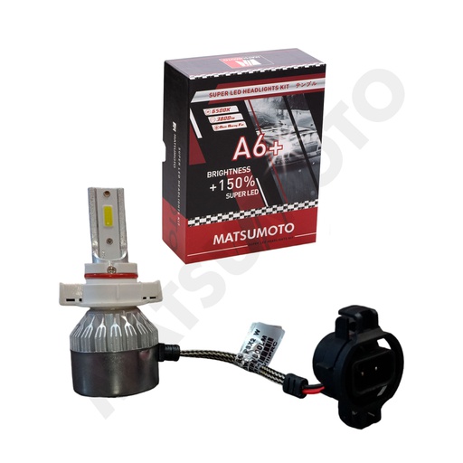[PSX26W-A6+] KIT Ampolletas Led PSX26W 7600Lm A6+