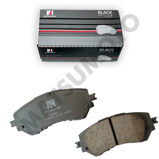 [BK-04465-0D150] M1262 Pastillas de Freno Low Metal Delanteras Toyota Yaris (2014-2024)