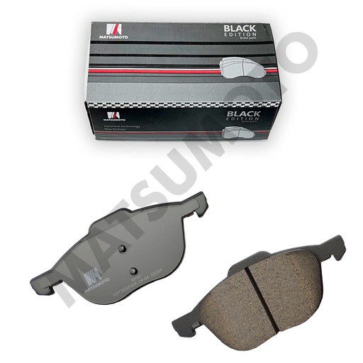 [BK-C2Y33323ZA] M767 - Pastillas de Freno Low Metal Black Edition Delanteras Ford  Focus - Mazda Mazda 3  - Volvo V50