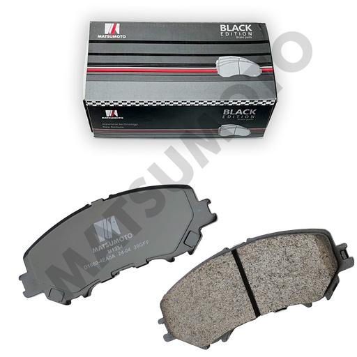 [BK-D1060-4EA0A] M1334 - Pastillas de Freno Low Metal Black Edition Delanteras Renault  Kadjar, Nissan Qashqai