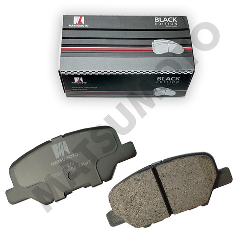 [BK-GDB3583] M1270 Pastillas de Freno Low Metal Traseras Mazda / Mitsubishi / Peugeot / Changan
