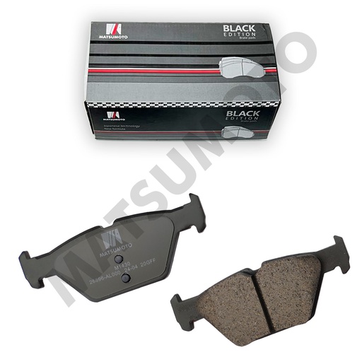 [BK-26696-AL000] M1430 Pastillas de Freno Low Metal Traseras Subaru