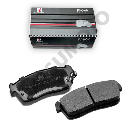 [BK-04465-73R01] M435 - Pastillas de Freno Low Metal Black Edition Suzuki Celerio S-presso