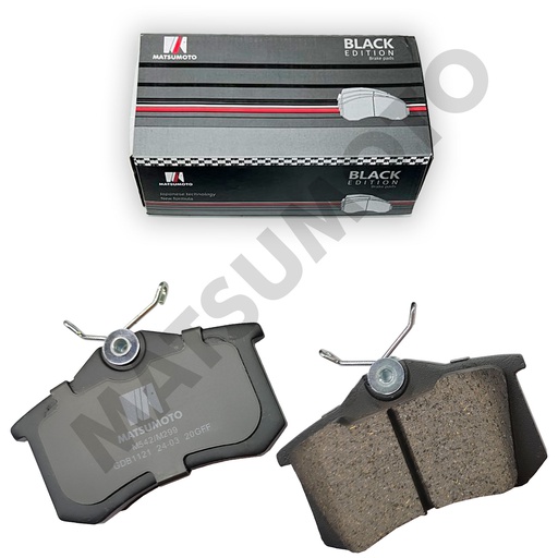[BK-GDB1121] M542/M299 - Pastillas de Freno Low Metal Black Edition Traseras para Citroen Volkswagen  Peugeot Renault Skoda Audi Brillance