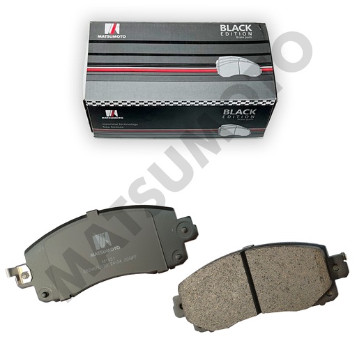 [BK-26296FL030] M1431 Pastillas de Freno Low Metal Black Edition Delantera Subaru